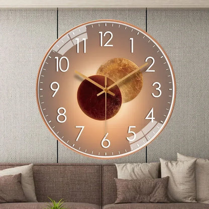 Orologio da parete silenzioso – Elegante orologio senza ticchettio per camera da letto e ufficio