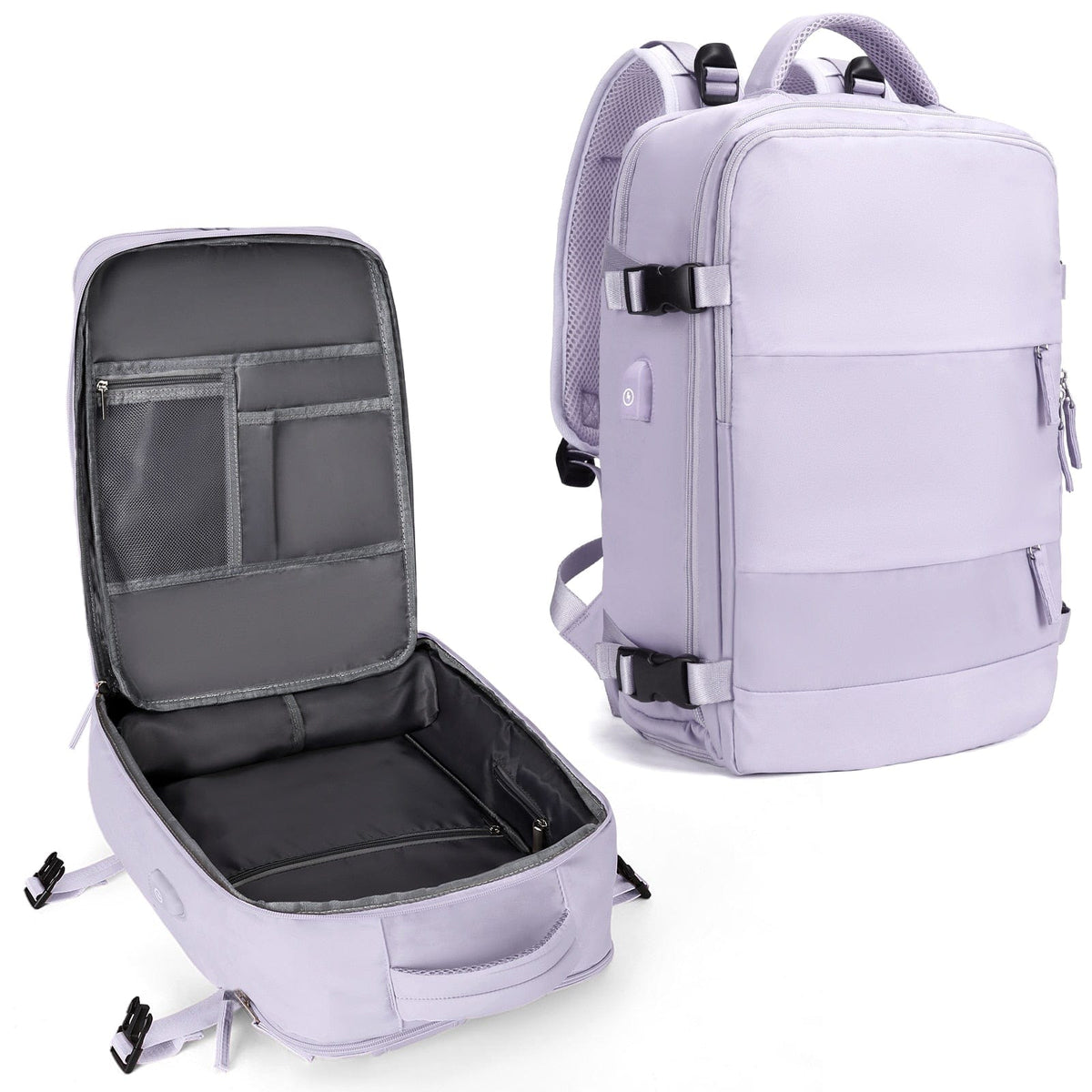 SkyReady, flugtauglicher Kabinenrucksack, 40 × 20 × 25 cm, Laptop-Reiserucksack