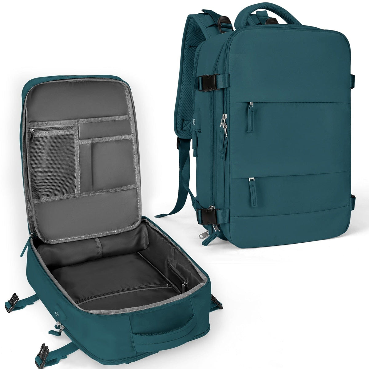 SkyReady, flugtauglicher Kabinenrucksack, 40 × 20 × 25 cm, Laptop-Reiserucksack