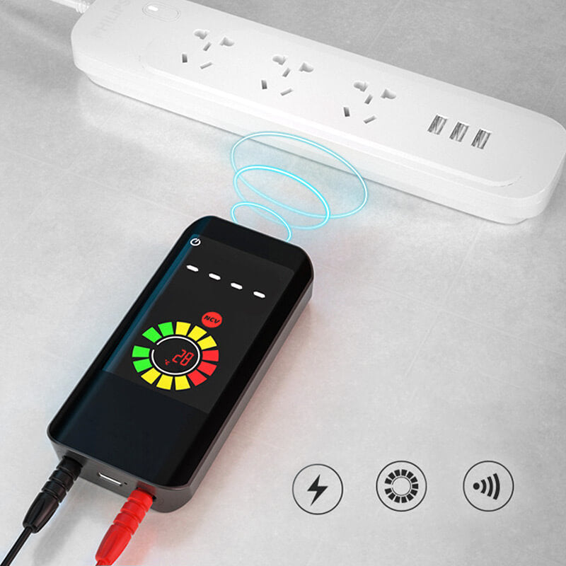 Slimme digitale multimeter met automatische meting en verlicht display