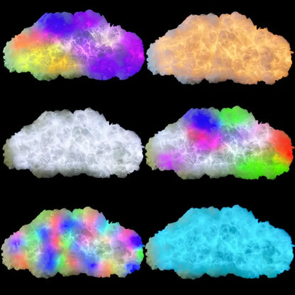 Slimme ledwolkenlamp met RGB, muziekbediening, app en afstandsbediening