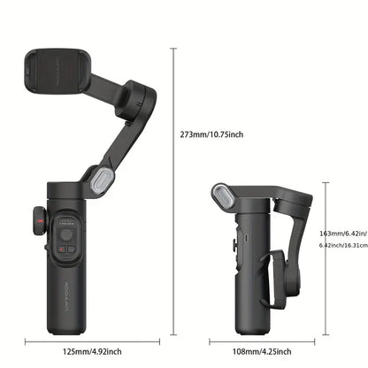 SmartPro opvouwbare 3-assige smartphone-gimbalstabilisator voor iPhone en Android