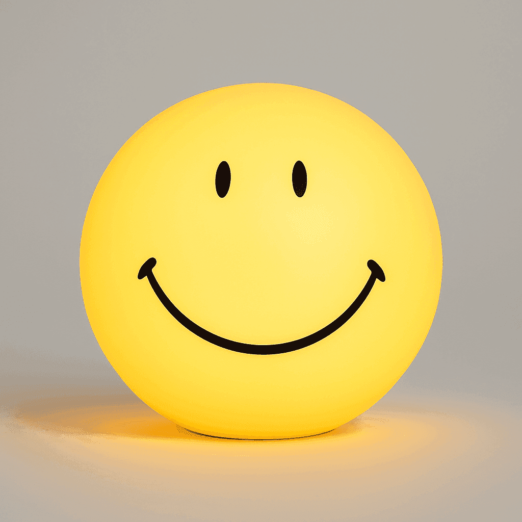 SmileyGlow dimbare led-nachtlamp met warme sfeerverlichting