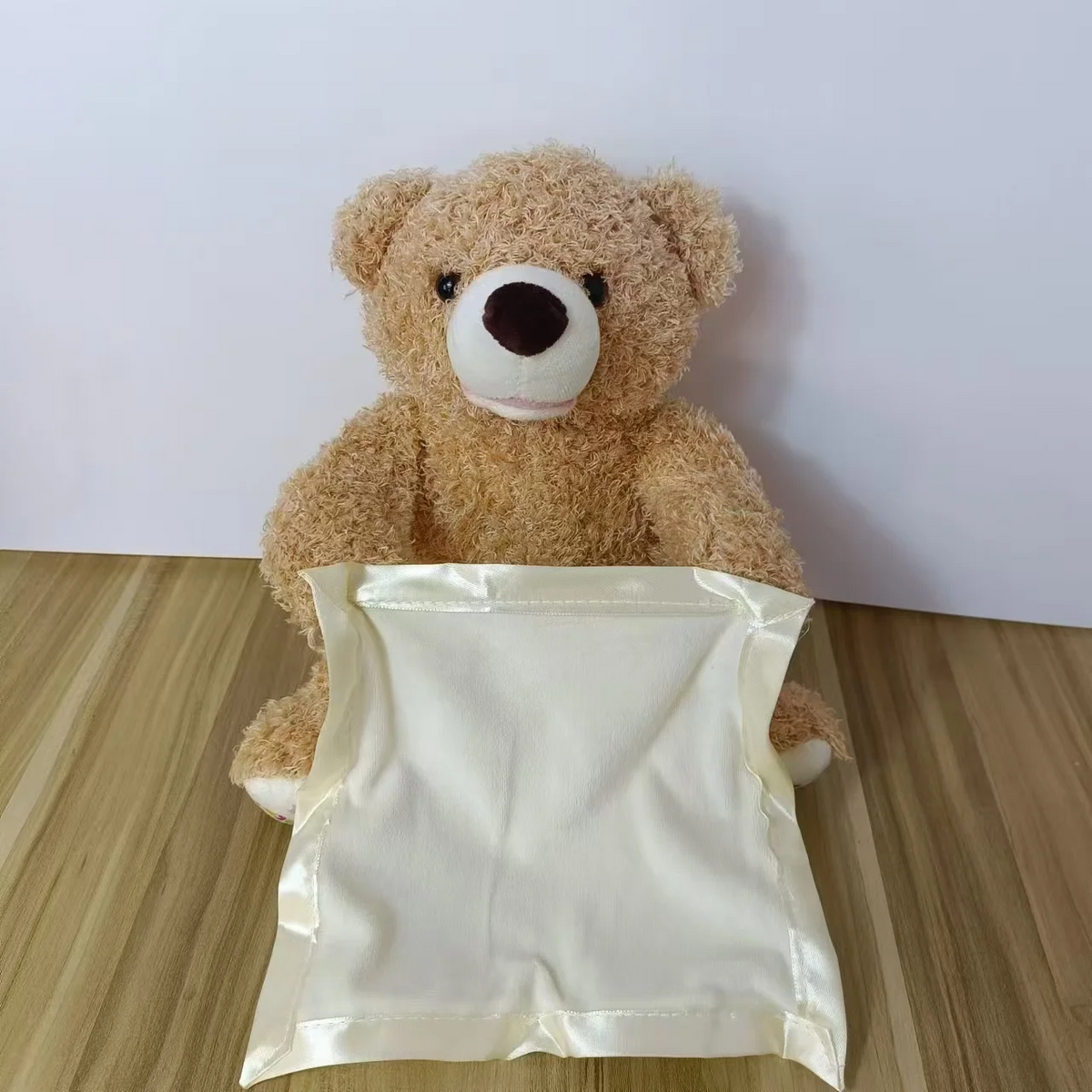SnuggleBuddy Guck-Guck-Bär: interaktives, sprechendes Plüschspielzeug für Babys und Kleinkinder