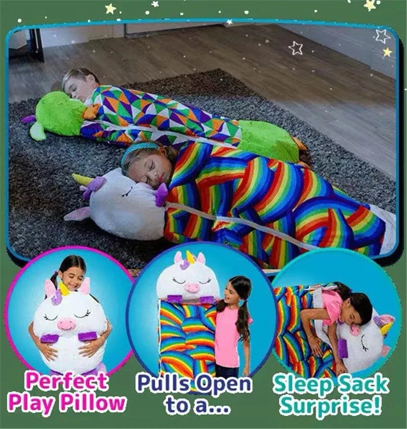 SnugglePals Tier-Schlafsack für Kinder: weicher und kuscheliger Schlafsack für Jungen und Mädchen