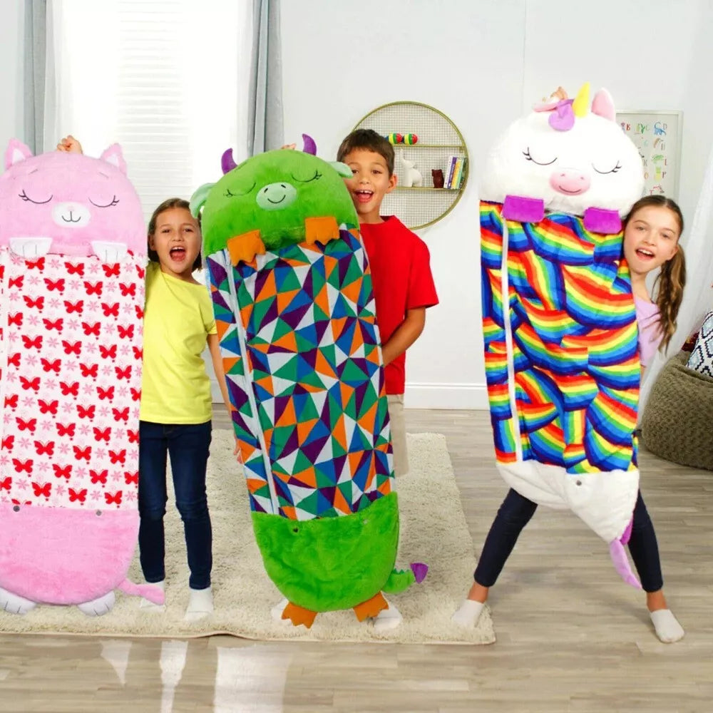 SnugglePals Tier-Schlafsack für Kinder: weicher und kuscheliger Schlafsack für Jungen und Mädchen