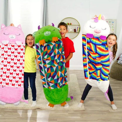 SnugglePals Tier-Schlafsack für Kinder: weicher und kuscheliger Schlafsack für Jungen und Mädchen