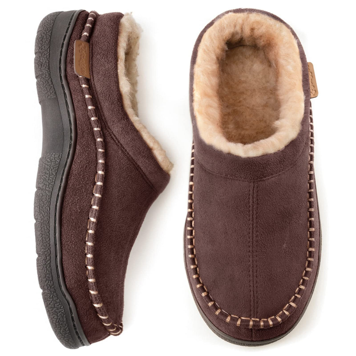 SoftLuxe pantofole in peluche, morbide, calde e antiscivolo per interni
