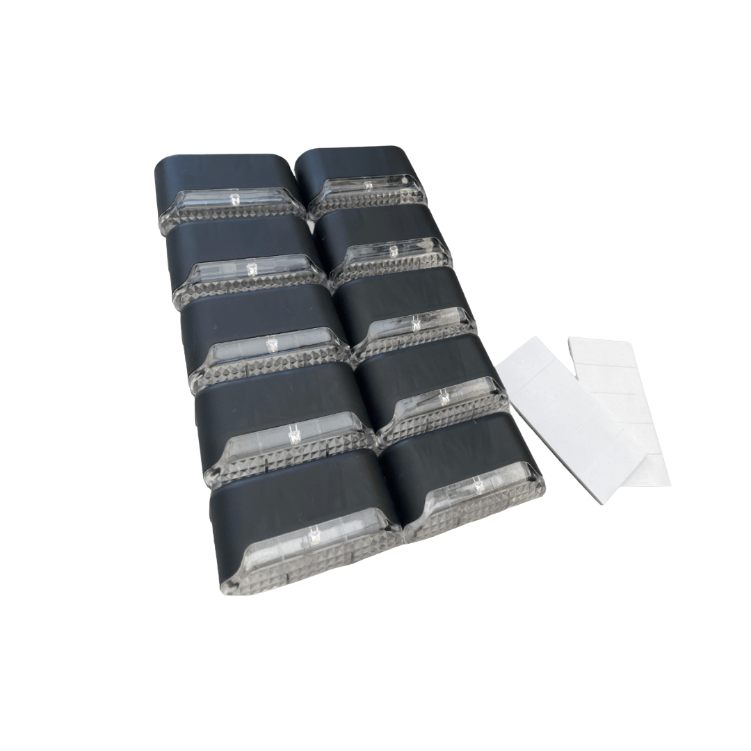 Lampade LED da parete solari per esterni, impermeabili e da gradino