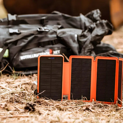 SolarCharge-zonne-energiepowerbank van 26800mAh met opvouwbare zonnepanelen