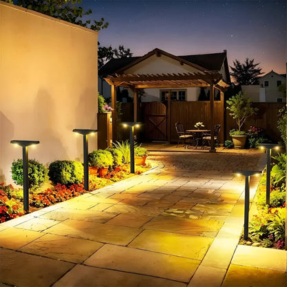 SolaraPath Solar-Gartenleuchten – Wasserdichtes LED-Wegeleuchten-Set
