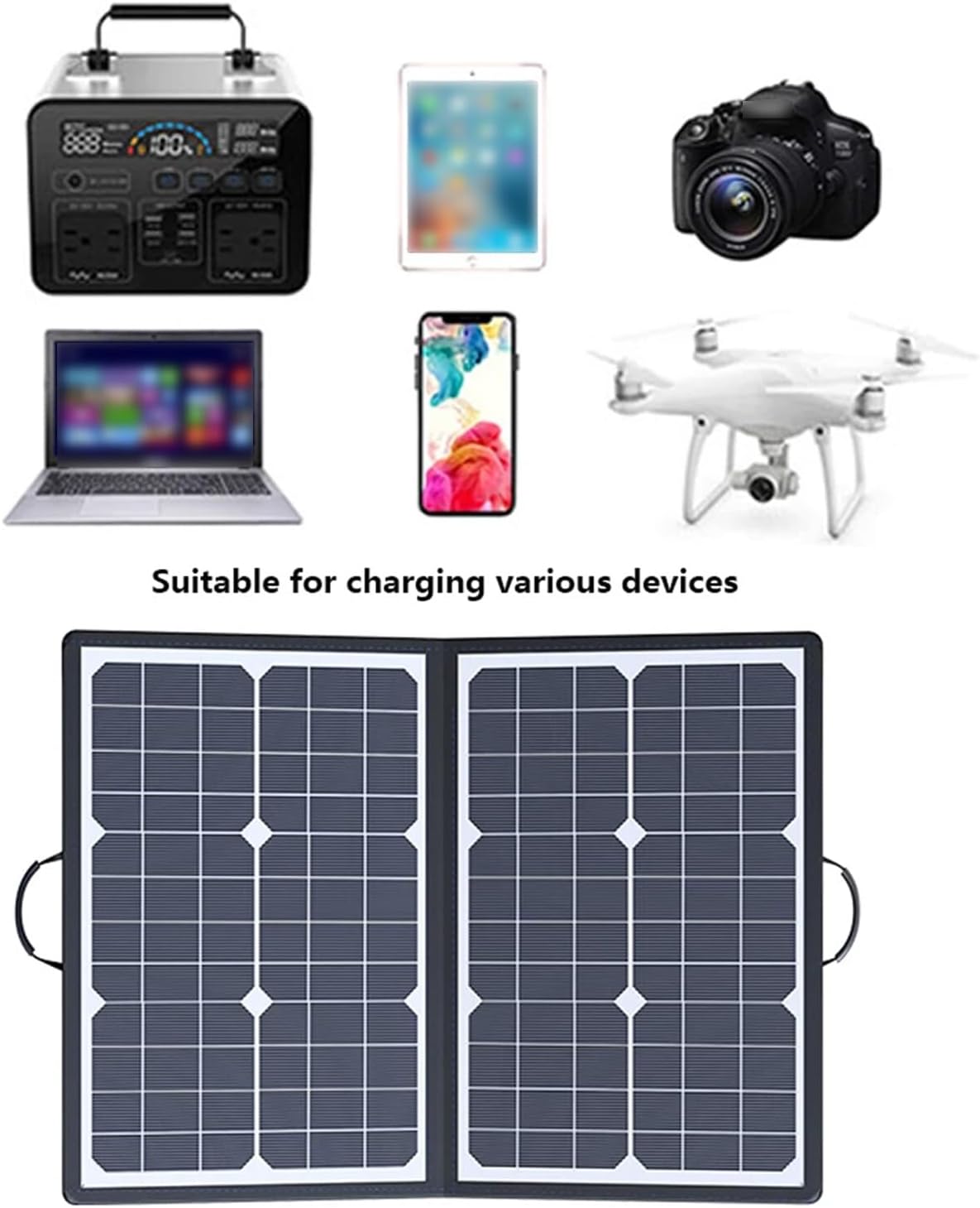 SolaraX faltbares 1000W-Solarpanel für mobiles Laden