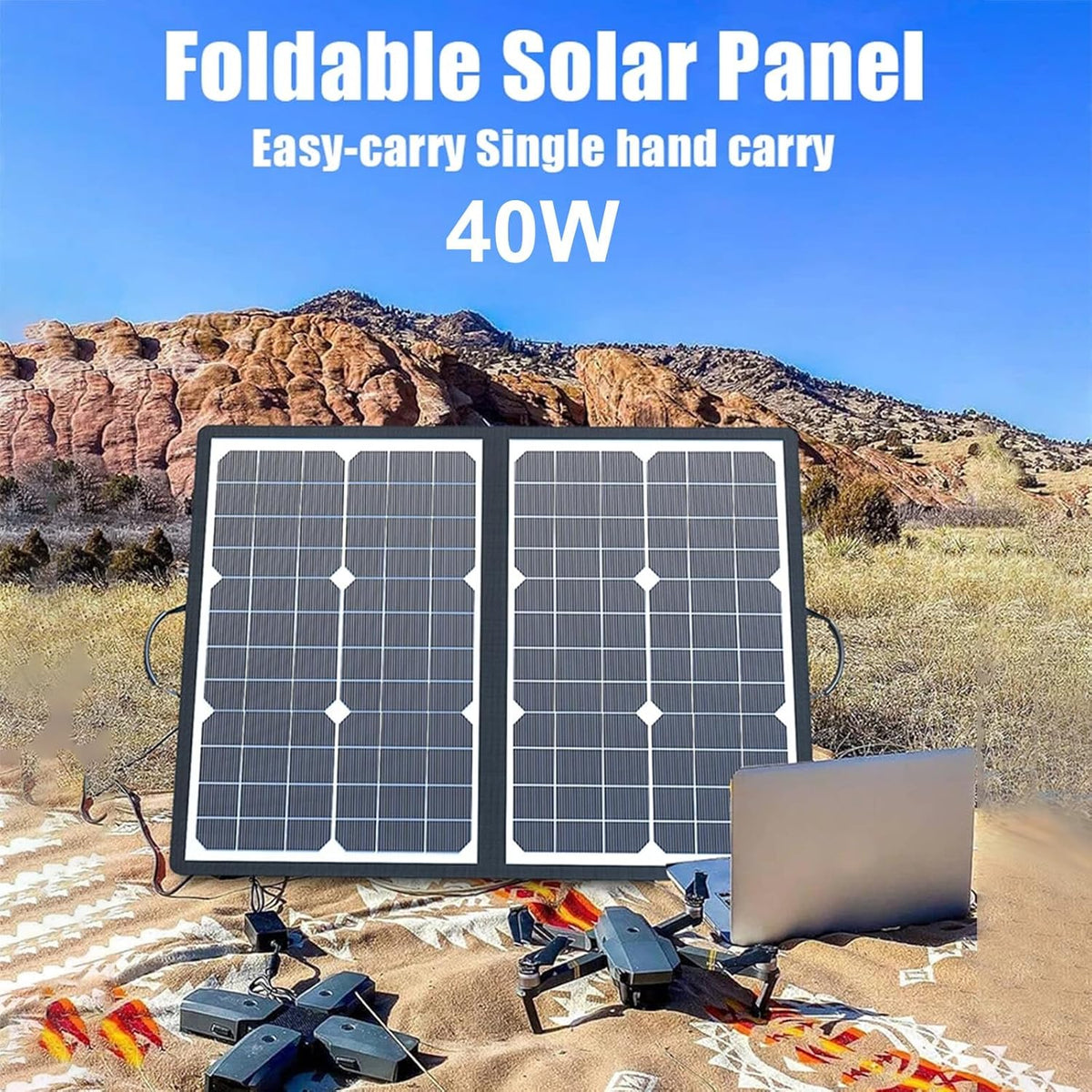 SolaraX faltbares 1000W-Solarpanel für mobiles Laden