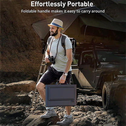 SolaraX faltbares 1000W-Solarpanel für mobiles Laden