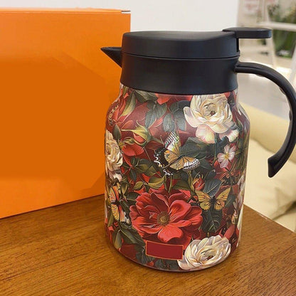 Thermos in acciaio inossidabile con filtro per il tè e isolamento sottovuoto 1 L