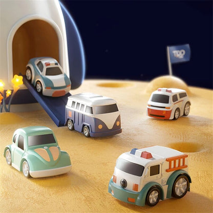 Startrack Montessori-Rennbahn, Lernspielset mit Autos für Kinder