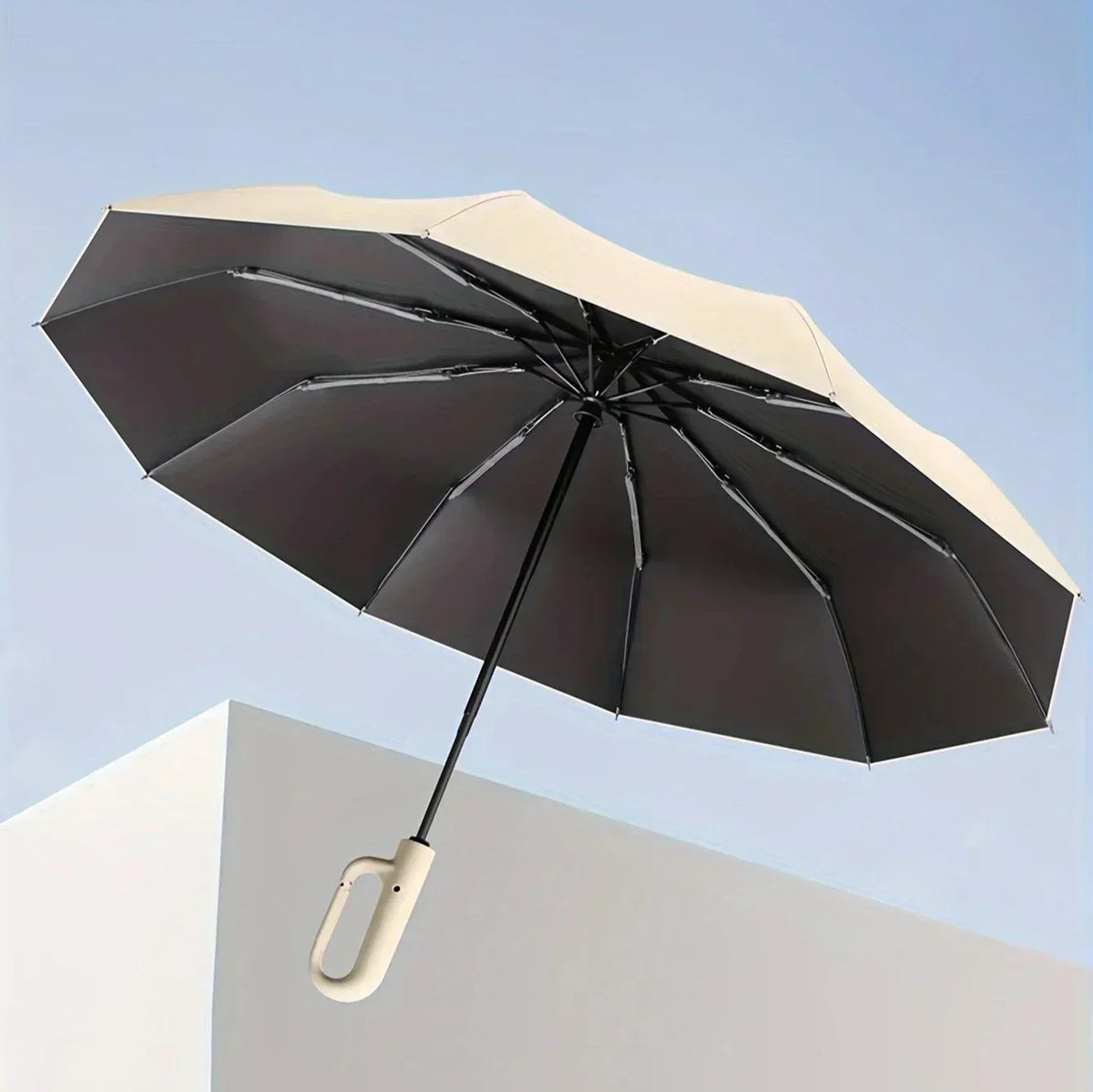 StormGuard Pro Kompakter winddichter Regenschirm