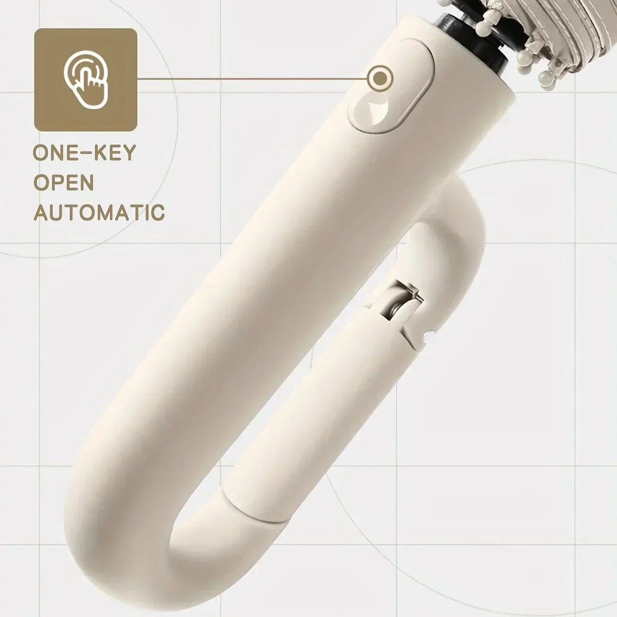 StormGuard Pro Kompakter winddichter Regenschirm