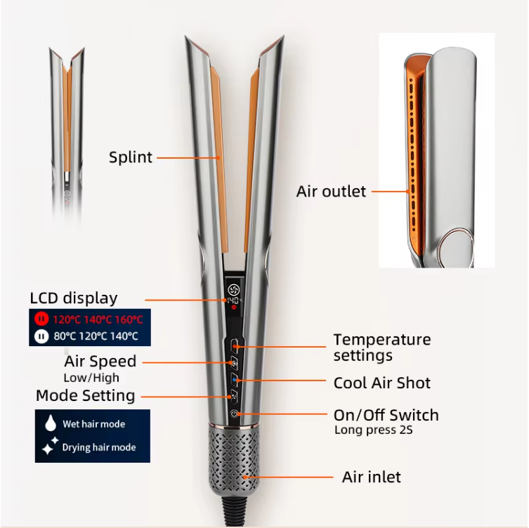 StraightStyler 2-in-1-Haartrockner und Glätteisen für schnelles und einfaches Styling
