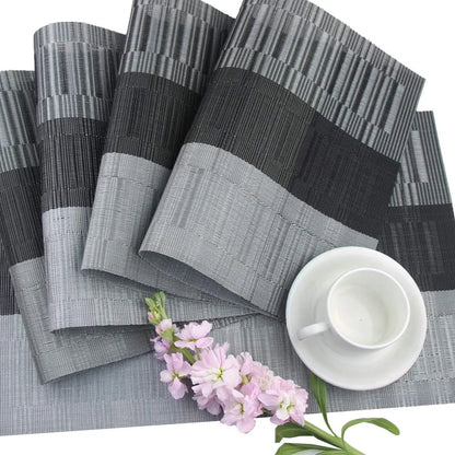 SturdyWoven Waschbare, hitzebeständige Platzdeckchen, 4er-Set