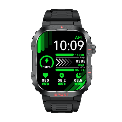 Smartwatch Sugar Pro 5 con monitoraggio della salute e del fitness e cardiofrequenzimetro