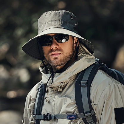 Sunsafe atmungsaktiver Sonnenhut mit breiter Krempe und UV-Schutz für Outdoor-Aktivitäten