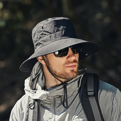 Sunsafe atmungsaktiver Sonnenhut mit breiter Krempe und UV-Schutz für Outdoor-Aktivitäten