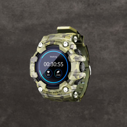 Robuste Smartwatch mit Pulsmessung und wasserdichtem IP68-Design