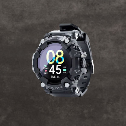 Robuste Smartwatch mit Pulsmessung und wasserdichtem IP68-Design