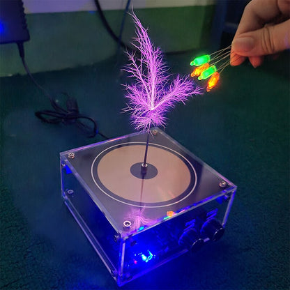 Tesla-Plasma-Musiklautsprecher mit Blitzeffekten und kabellosem Bluetooth-Sound