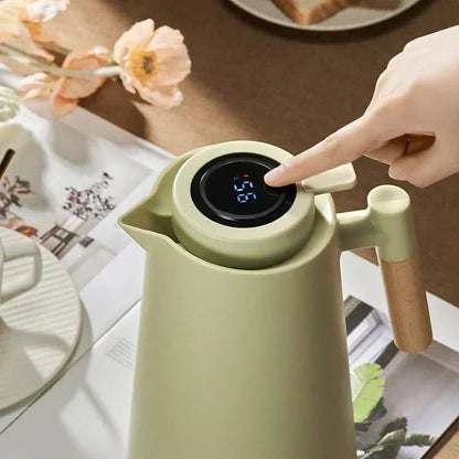 ThermoWood Thermos con display della temperatura e isolamento termico
