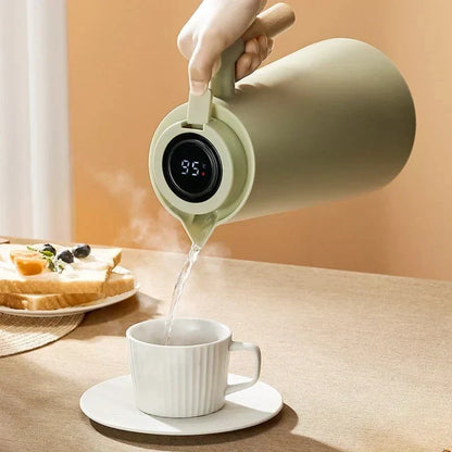 ThermoWood Thermos con display della temperatura e isolamento termico