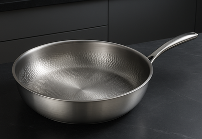 Titan Premium-Titanium-Bratpfanne ohne Beschichtung für Induktionsherde