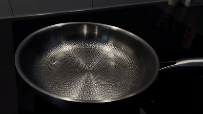 Titan Premium-Titanium-Bratpfanne ohne Beschichtung für Induktionsherde