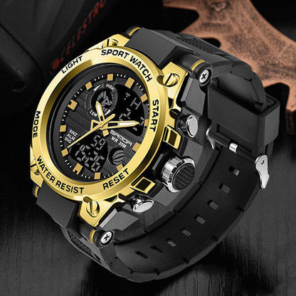 TitanGuard militair horloge voor heren met analoog en digitaal display