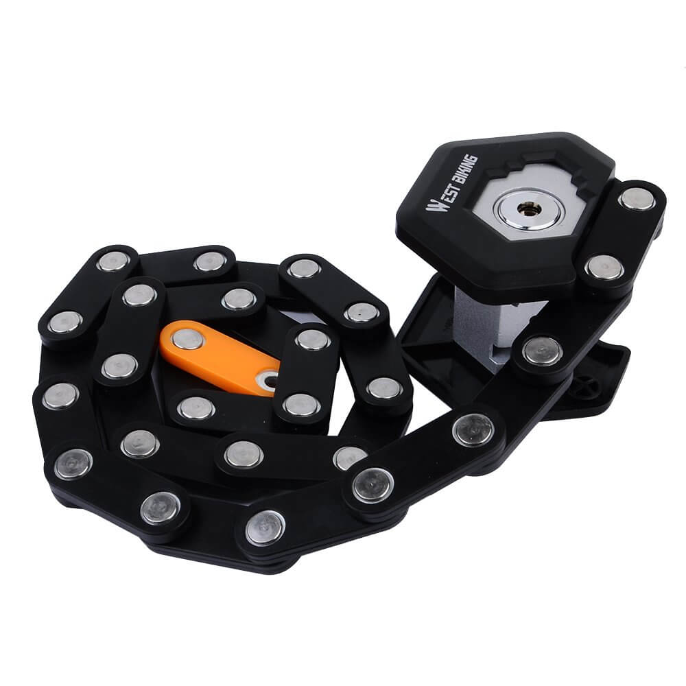 TitanLock Pro stevige, opvouwbare fietsslot met houder