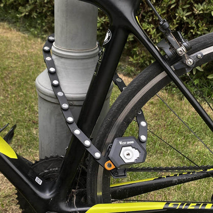 TitanLock Pro stevige, opvouwbare fietsslot met houder