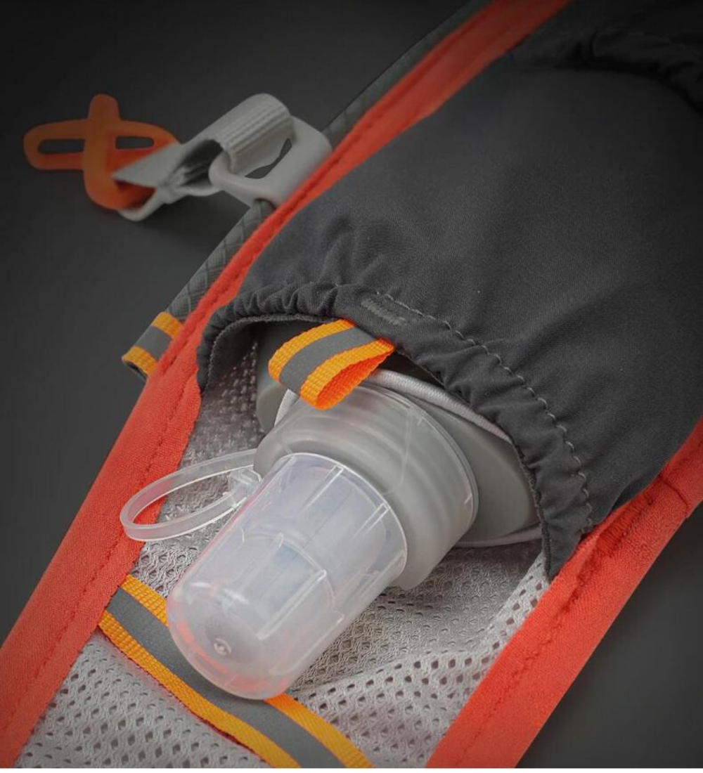Gilet da trail running con borracce morbide – leggero e traspirante