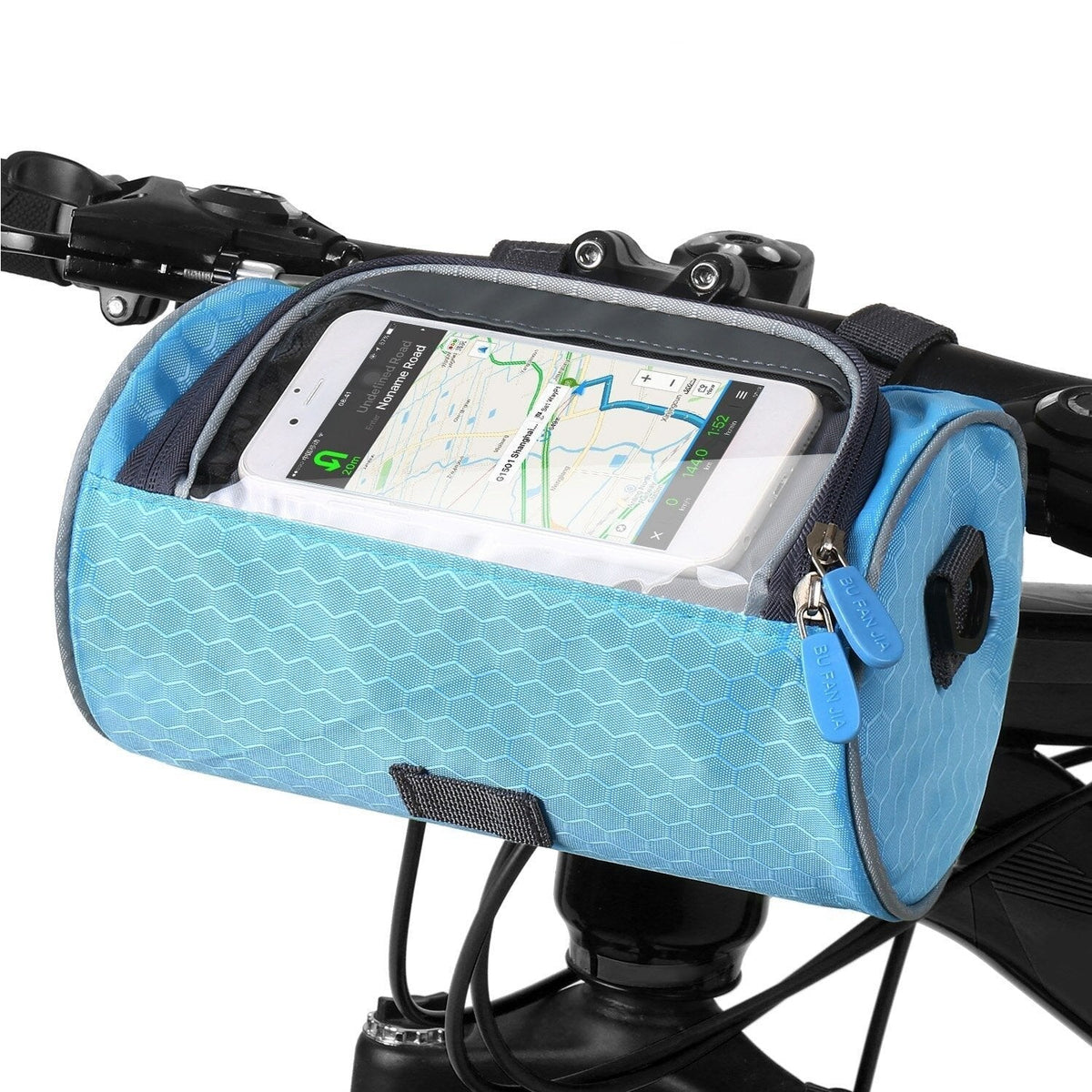 Borsa da bici impermeabile con schermo touch per cellulare – Supporto e custodia per telefono