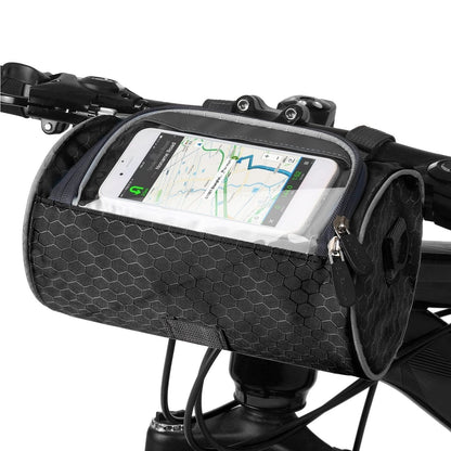 Borsa da bici impermeabile con schermo touch per cellulare – Supporto e custodia per telefono