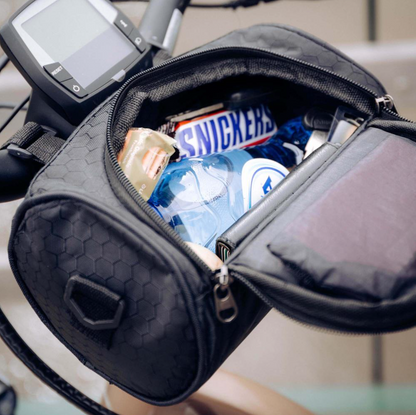 Borsa da bici impermeabile con schermo touch per cellulare – Supporto e custodia per telefono