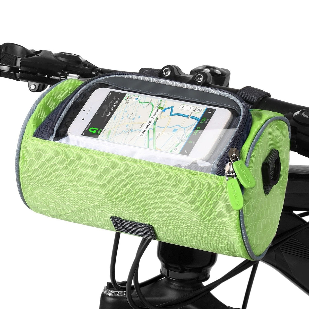 Borsa da bici impermeabile con schermo touch per cellulare – Supporto e custodia per telefono