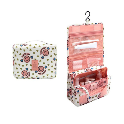 TravelEase Beauty case idrorepellente con gancio