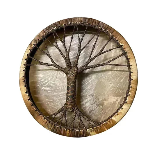 Tree of Life Håndlavet Shamantromme til Meditation og Lydterapi