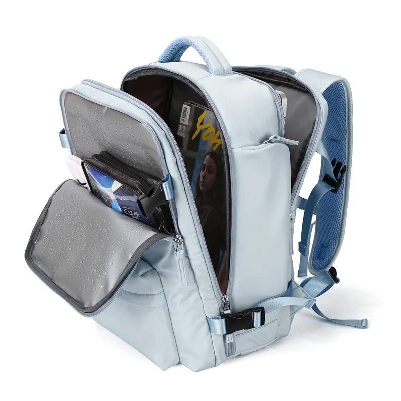 TrekVault wasserdichter Rucksack mit diebstahlsicherem Design und Laptopfach