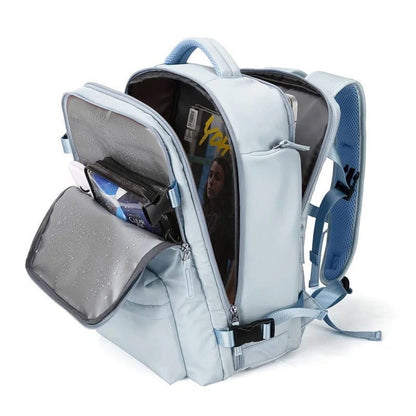 TrekVault wasserdichter Rucksack mit diebstahlsicherem Design und Laptopfach