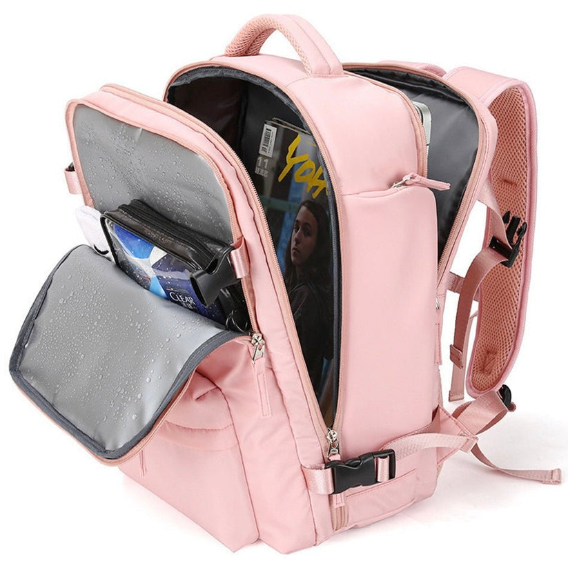 TrekVault wasserdichter Rucksack mit diebstahlsicherem Design und Laptopfach