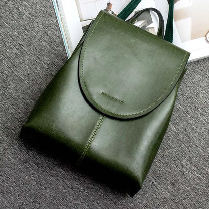 Trendiger Lederrucksack für Damen – stilvoller Rucksack für Alltag und Reisen
