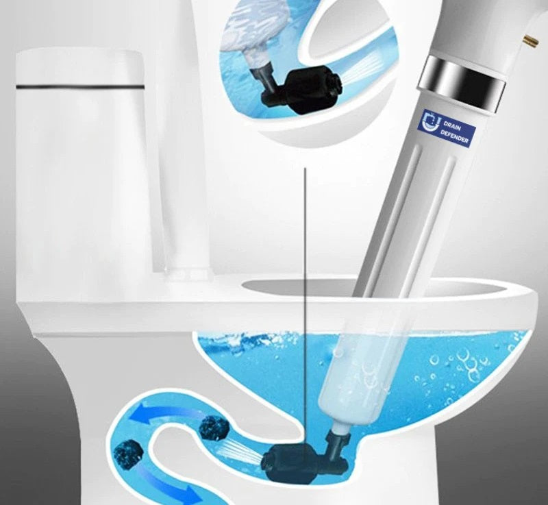TurboFlush Pro hogedrukontstopper voor toiletten en wastafels