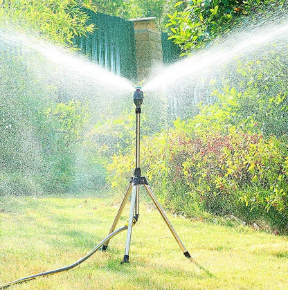 TurboSpray 360° verstellbarer Rasensprenger aus Edelstahl